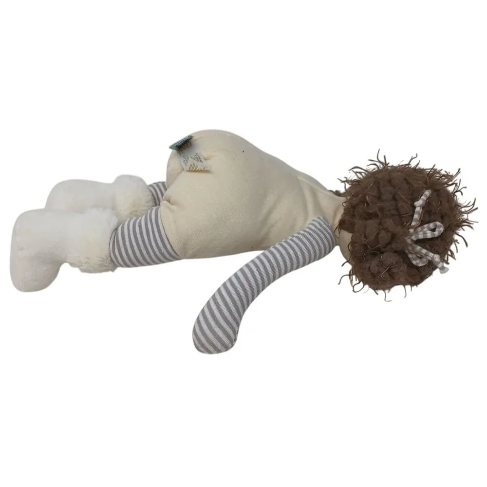 Bunnies By The Bay Elsie Plush Doll Soft Cuddly Body Weighted Bottom #D30